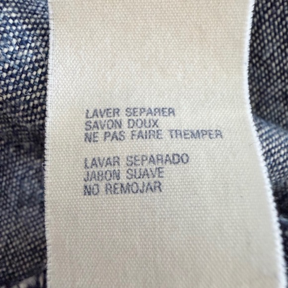 Vtg 90s Tommy Jeans Denim Mini Shirt Dress Womens L Western Rodeo Cowgirl Prep - Picture 7 of 16